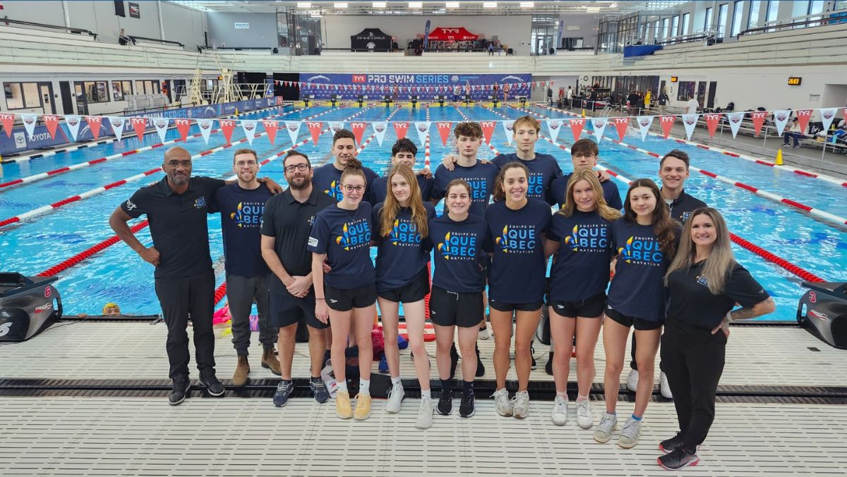 L’équipe du Québec s’élève à la TYR Pro Swim Series