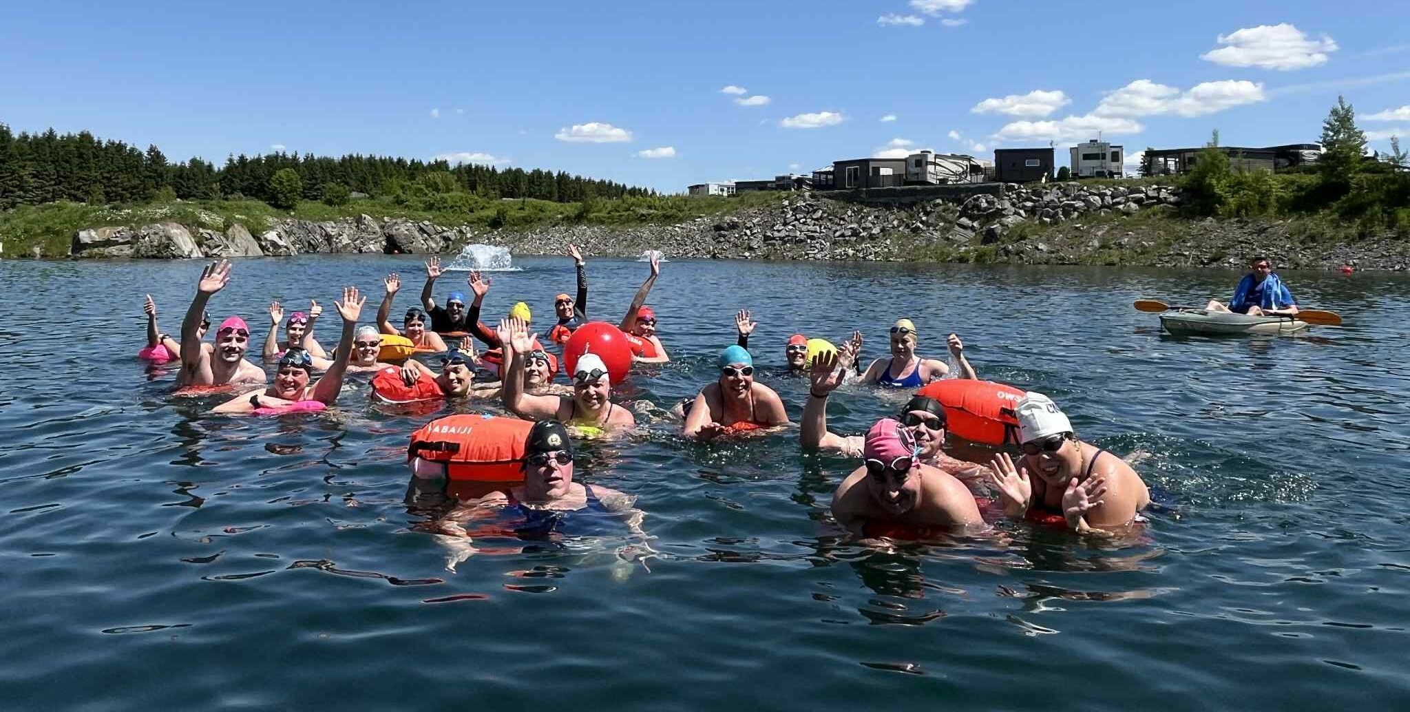 Premier camp en eau libre complété pour les maitres, rendez-vous le 20 juillet à Victoriaville !