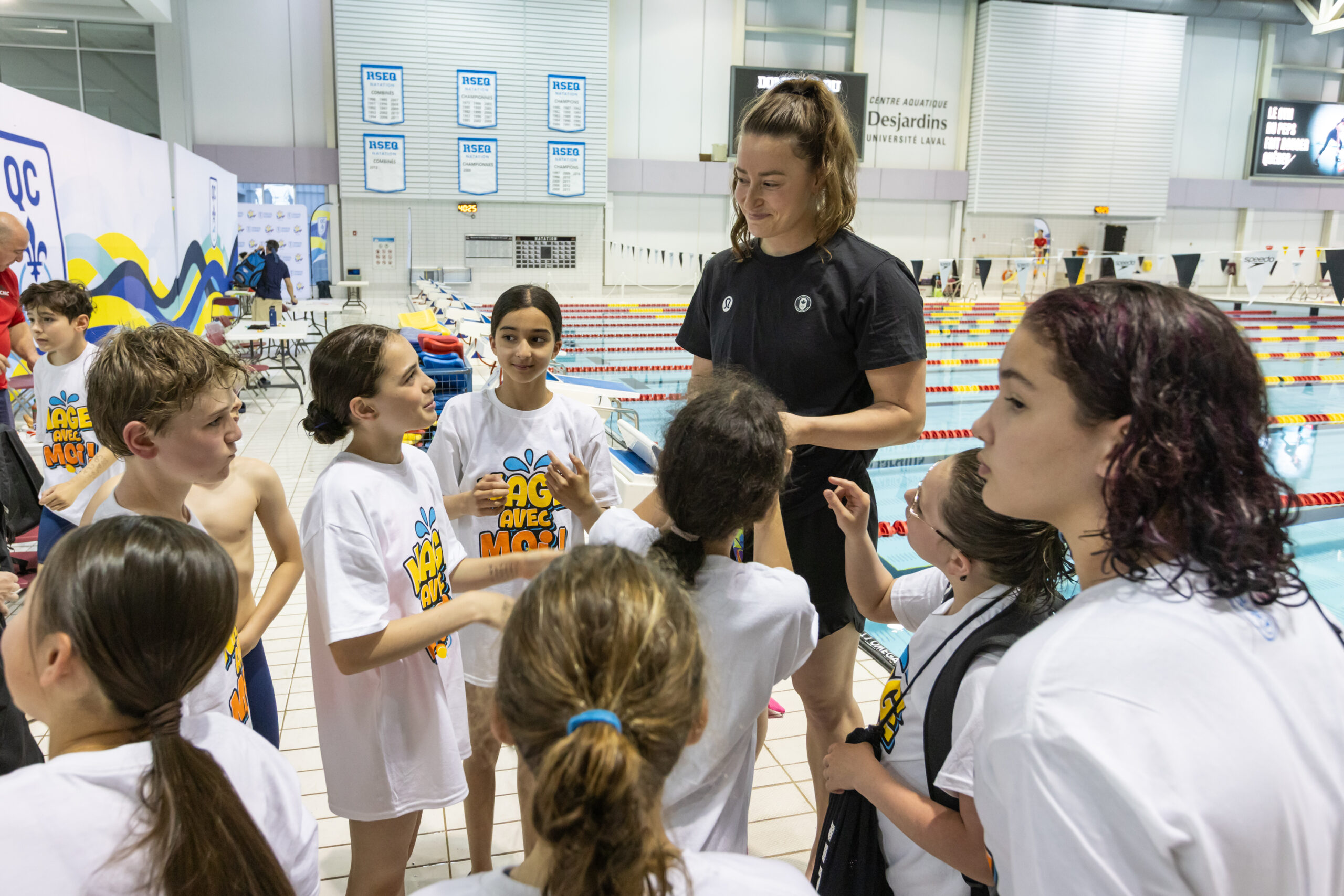 Viens nager avec Katerine Savard, une légende de la natation québécoise !